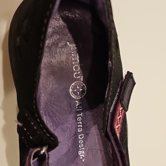 Jambu Black and Purple Mary Jane Flats Size 8M Women's - Picture 6 of 9
